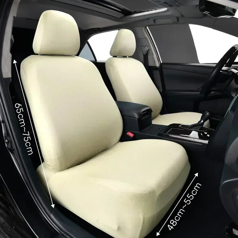 Universal Elastic Fabric Car Seat Cover Washable Dustproof All Inclusive Seat Protective Cover for Most Car Interior Accessories