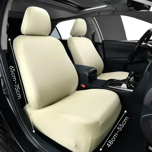 Imagen 2 del producto Funda Universal de tela elástica para asiento de coche, lavable, a prueba de polvo, cubierta protectora de asiento todo incluido para la mayoría de los accesorios interiores del coche