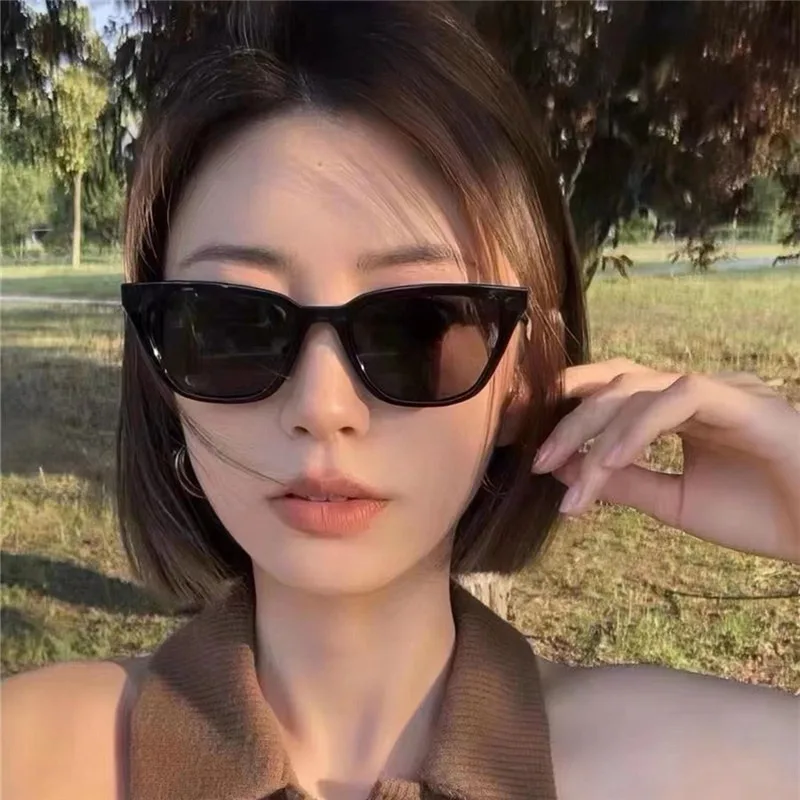 نظارات شمسية صيفية عصرية بإطار صغير على شكل عين القطة من الأشعة فوق البنفسجية 400، نظارات كلاسيكية للحماية من الشمس #2