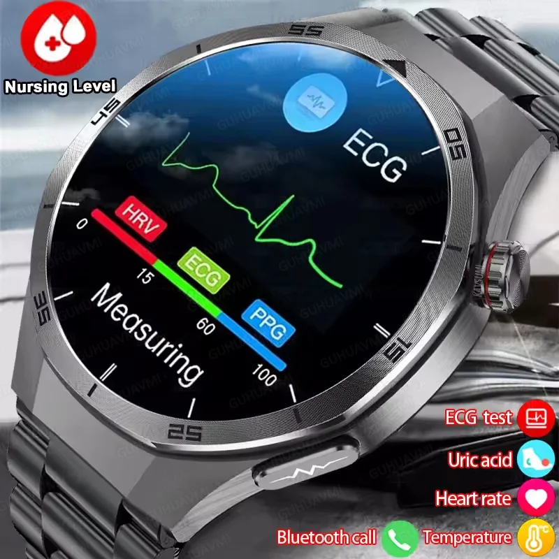 

2026 New Original AI Health Diagnose Smart Watch Men Women ECG Clock Blood Lipid BP Uric Acid Heart rate Tracker Watches