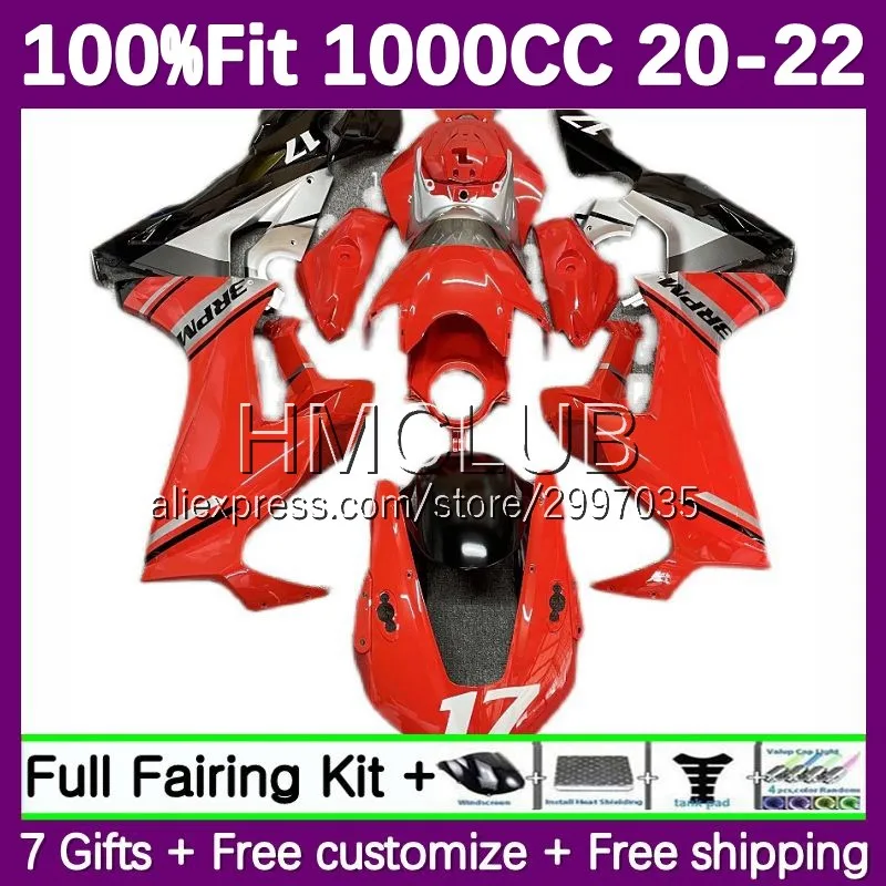 Injection Fairing For HONDA CBR 1000RR 1000CC 20 21 22 24No.78 red factory CBR 1000 CBR1000 RR CC CBR1000RR 2020 2021 2022 Body