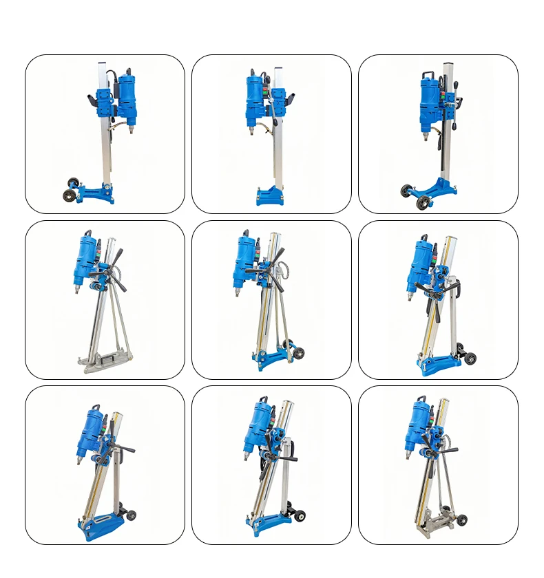 

Heavy Duty Diamond Core Stand Vacuum Sucker Base Triangle Bracket Structure Variable Electric