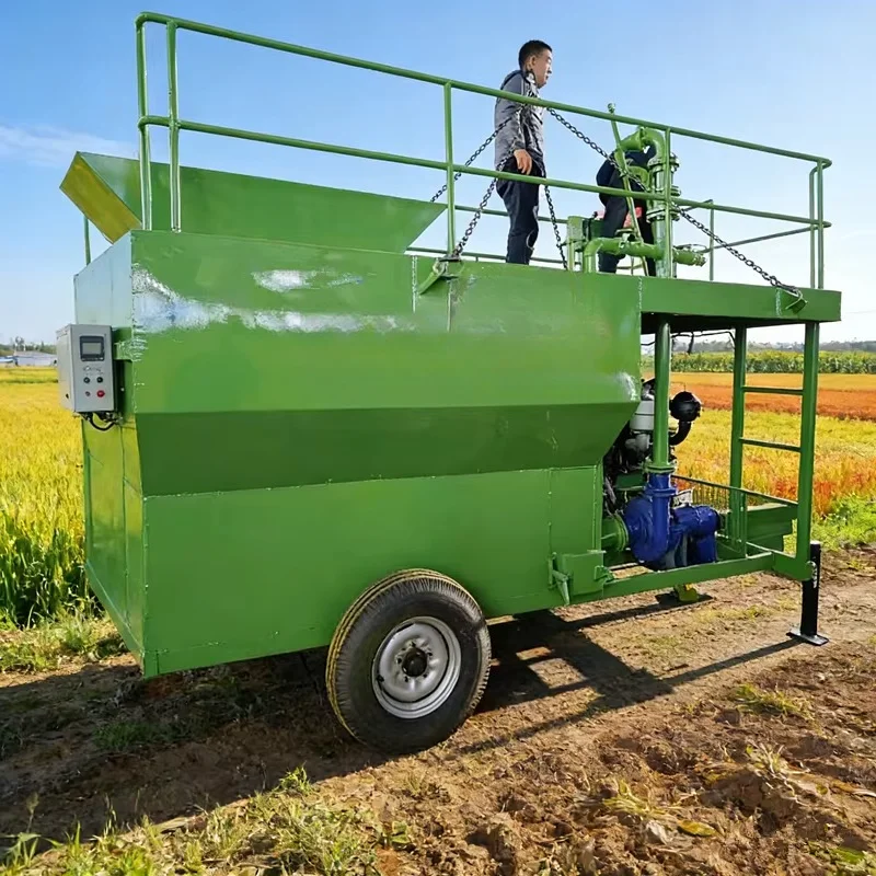Customized Large Scale Agricultural Hydroseeder Multi-Functional Erosion Control Seeding Equipment Diesel Hydroseeding Machine