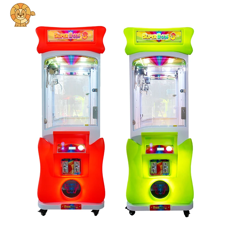 Factory Hot Sale Coin Operated Game Machine Super Box 3 Small Claw Crane Machine Mini Claw Machine