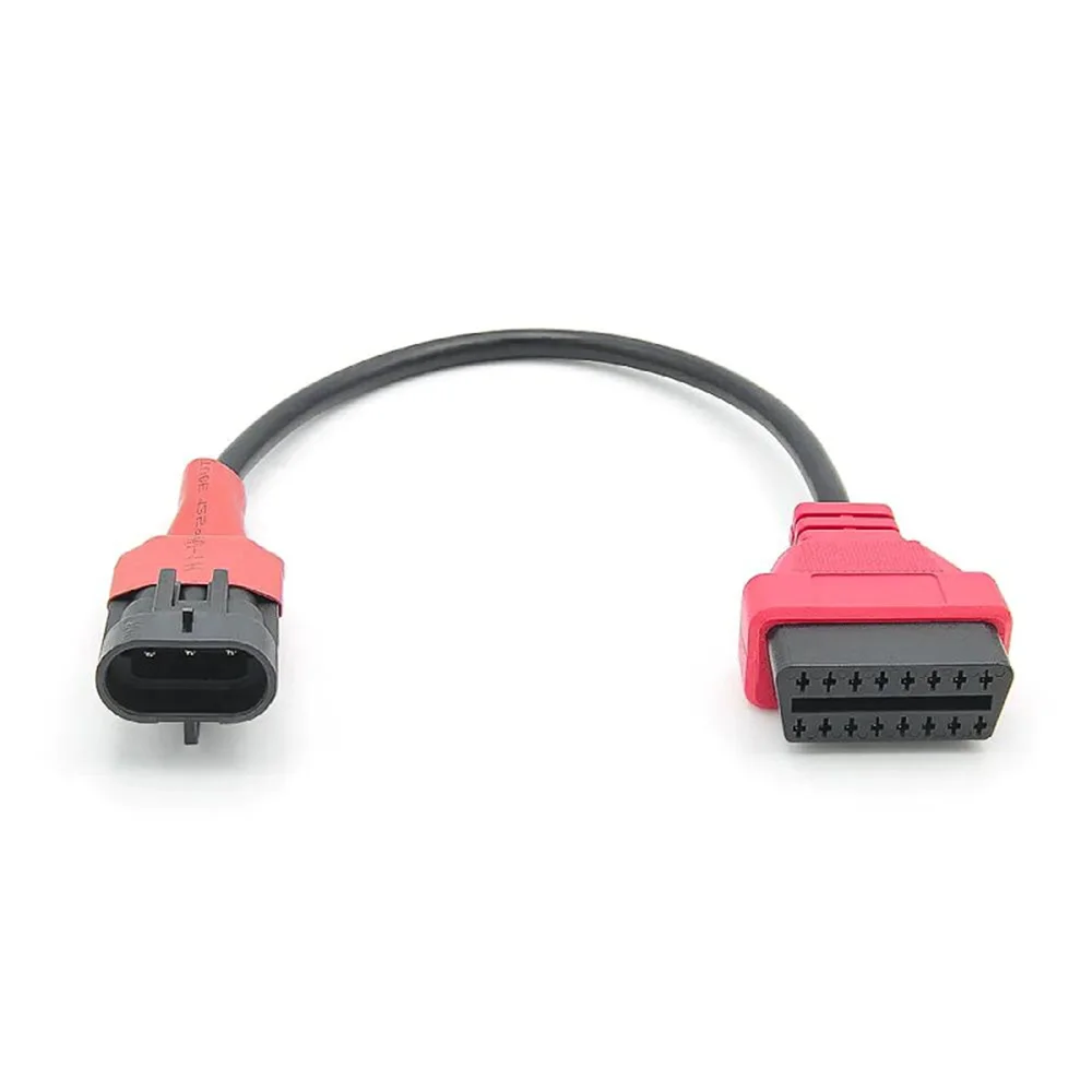 Przedłużacz diagnostyczny OBD do SYM 3-pin na OBD2 16-pin Adapter diagnostyczny OBD 2 Skaner Motocyklowy Przedłużacz