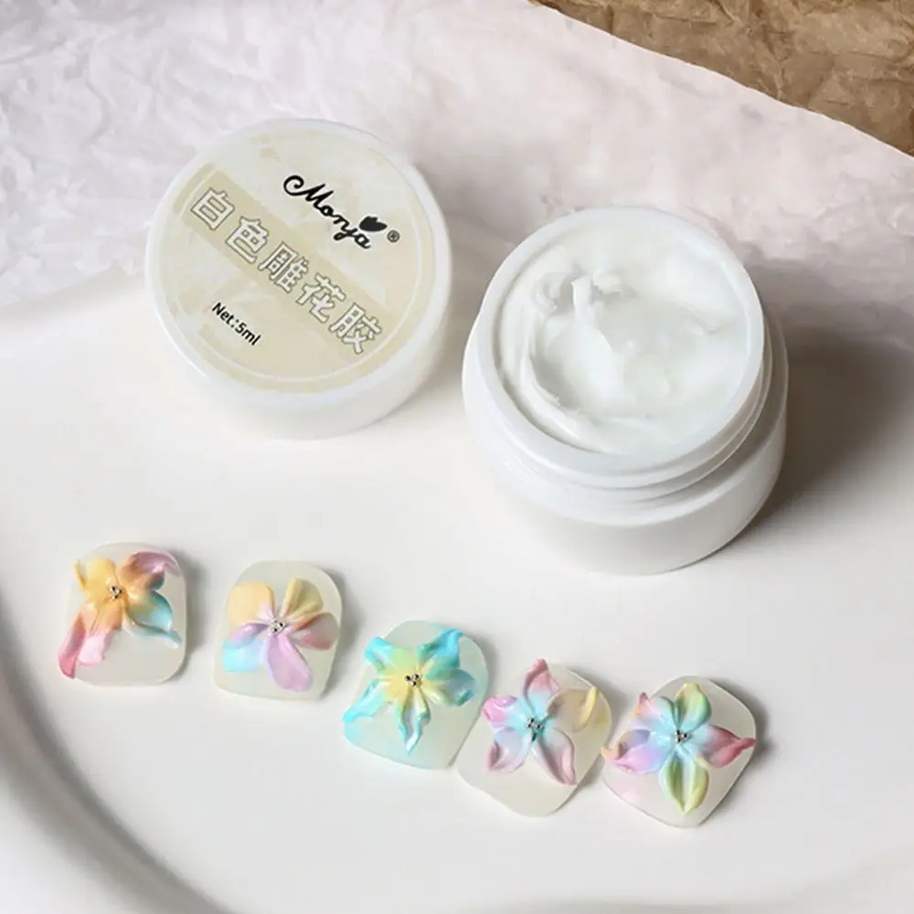 5/8/15ml DIY Manicure Gel No need Top Coat gel 3D Sand Texture Gypsum Nail Gel Lacquer Varnish UV Drawing Gel Nail Plaster Nail