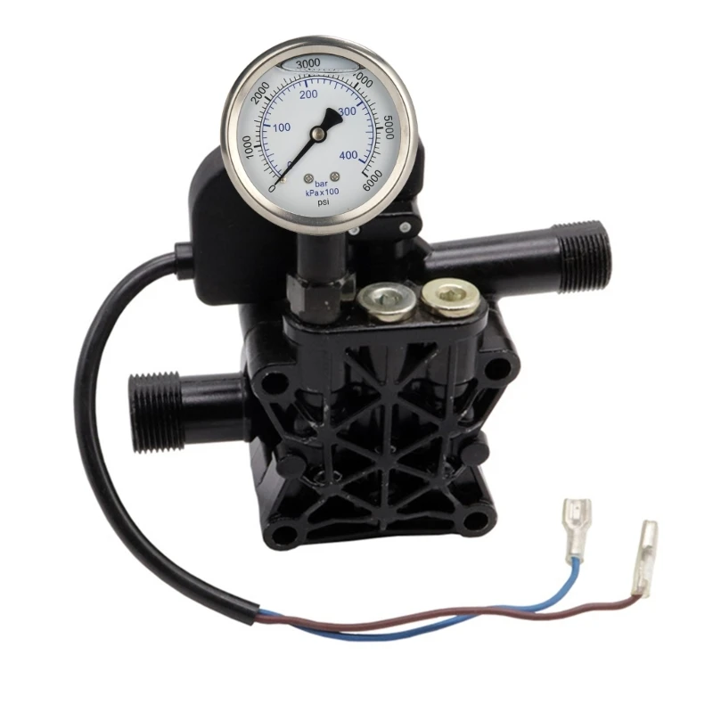 High Stability Pressure Washer Gauges 6000psi Quick Connect Pressure Gauges with N14x1.5 Thread used for Power Washer