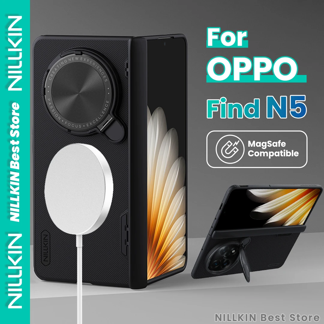 

Nillkin For Oppo Find N5 Case Magnetic Magsafe Hinge Protective Camera Lens Cover Stand 360 All Inclusive Shockproof Hard Cover