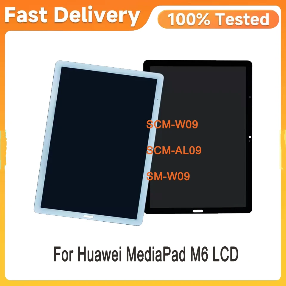 schermo-lcd-da-108''-testato-per-huawei-mediapad-m6-108-modello-scm-w09-scm-al09-sm-w09-display-lcd-con-touchscreen-e-digitalizzatore-kit-di-ricambio