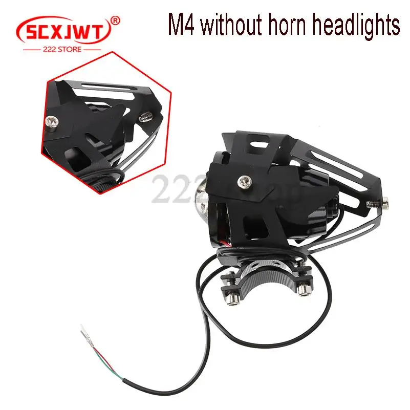 

LED Angel Eye Motorcycle Headlights Assisted Driving Light Mini LED Flashlight Motorcycle Headlights ATV Scooter Accessories