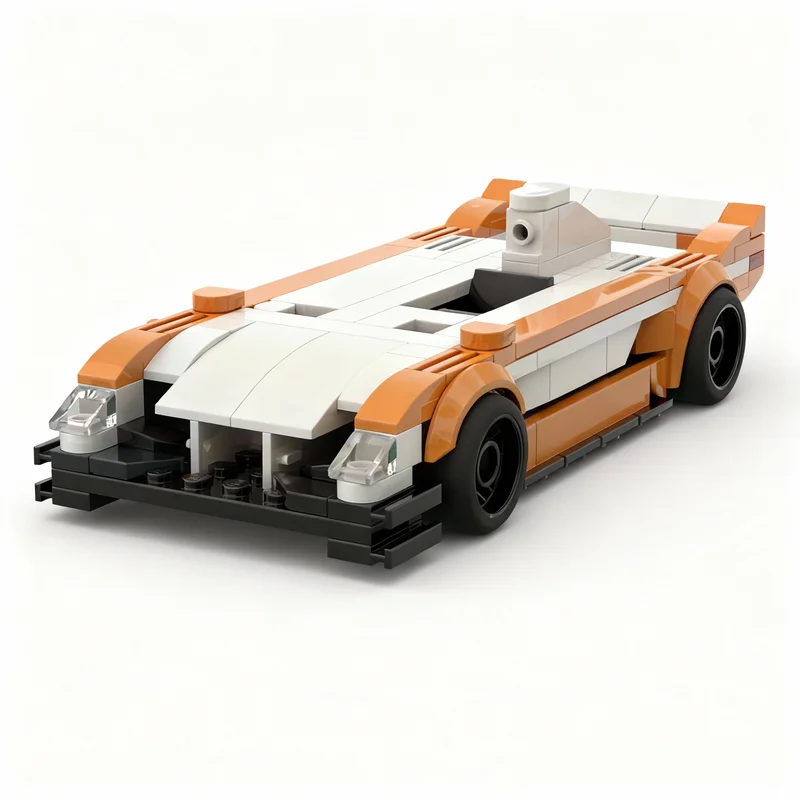 

241PCS MOC City Champions Super Car Sharparrow Performance SP01 Model Technology DIY Assembly Building Blocks Display Gift Home