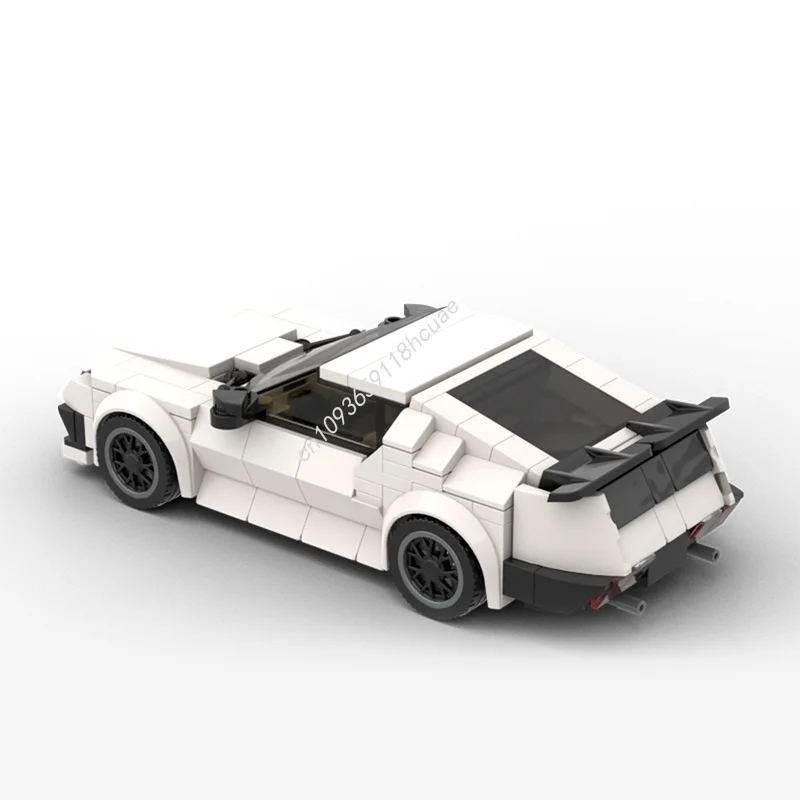 323개 MOC 르노 알파인 시티 챔피언즈 슈퍼카 모델 블록 장난감 조립 크리스마스 선물 아이디어 교육용 블록 어린이용