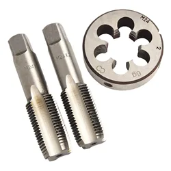 HSS M22 X 1mm Taper And Plug Tap And M22 X 1mm  Taper Pipe Tap Metal High Speed Steel Screw Thread Cutting Tool