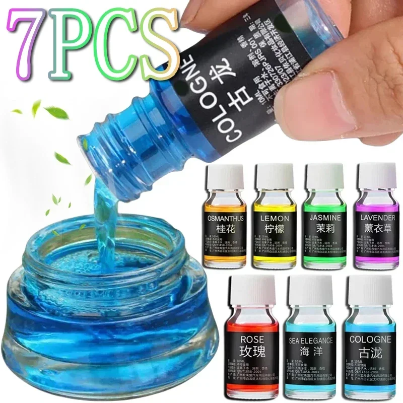 1/7PCS 10ml Air Freshener Car Perfume Refill Natural Plant Essential Oil Aroma Diffuser Fragrance Humidifier Essential Oil