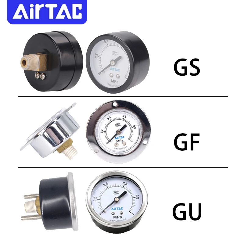 Airtac F-GS/GF/GU3004/4004/5010M Oryginalny, precyzyjny manometr barometryczny