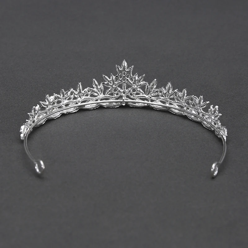 Itacazzo Bridal Headwear Silver-Colour Women\'s Fashion Wedding Crown Birthday Tiaras