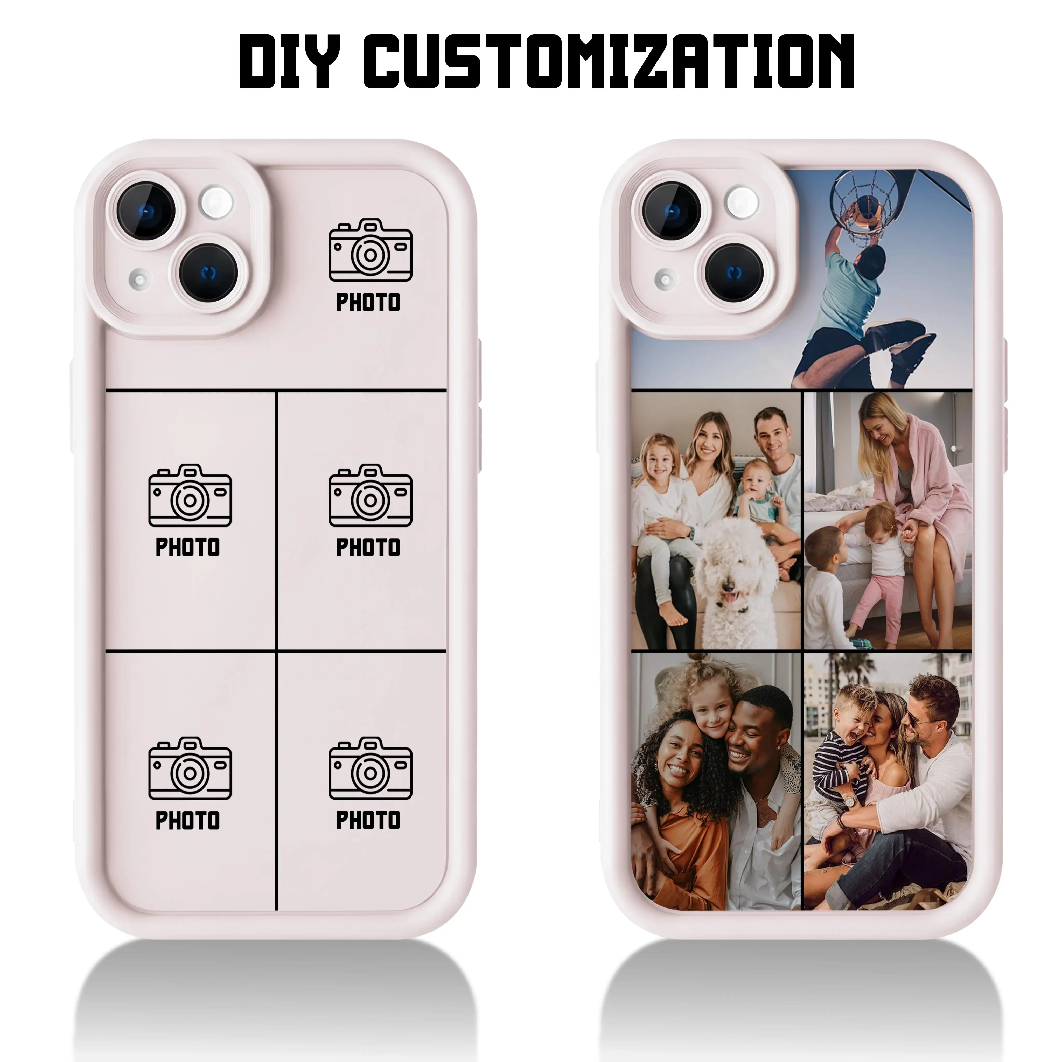 شخصية مخصصة صور سيليكون جراب هاتف آيفون 17 16 15 14 13 12 11 برو Xs ماكس X XR Mini 16e 7 8 Plus SE 2020 2022 #1