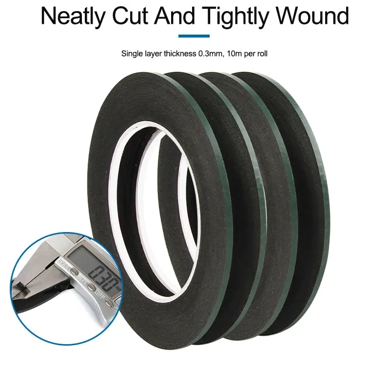 SUNSHINE Double-sided Tape Green Foam Black Tape Edge Screen Frame Glue Strong Stickiness Multifunctional for Phone Repair