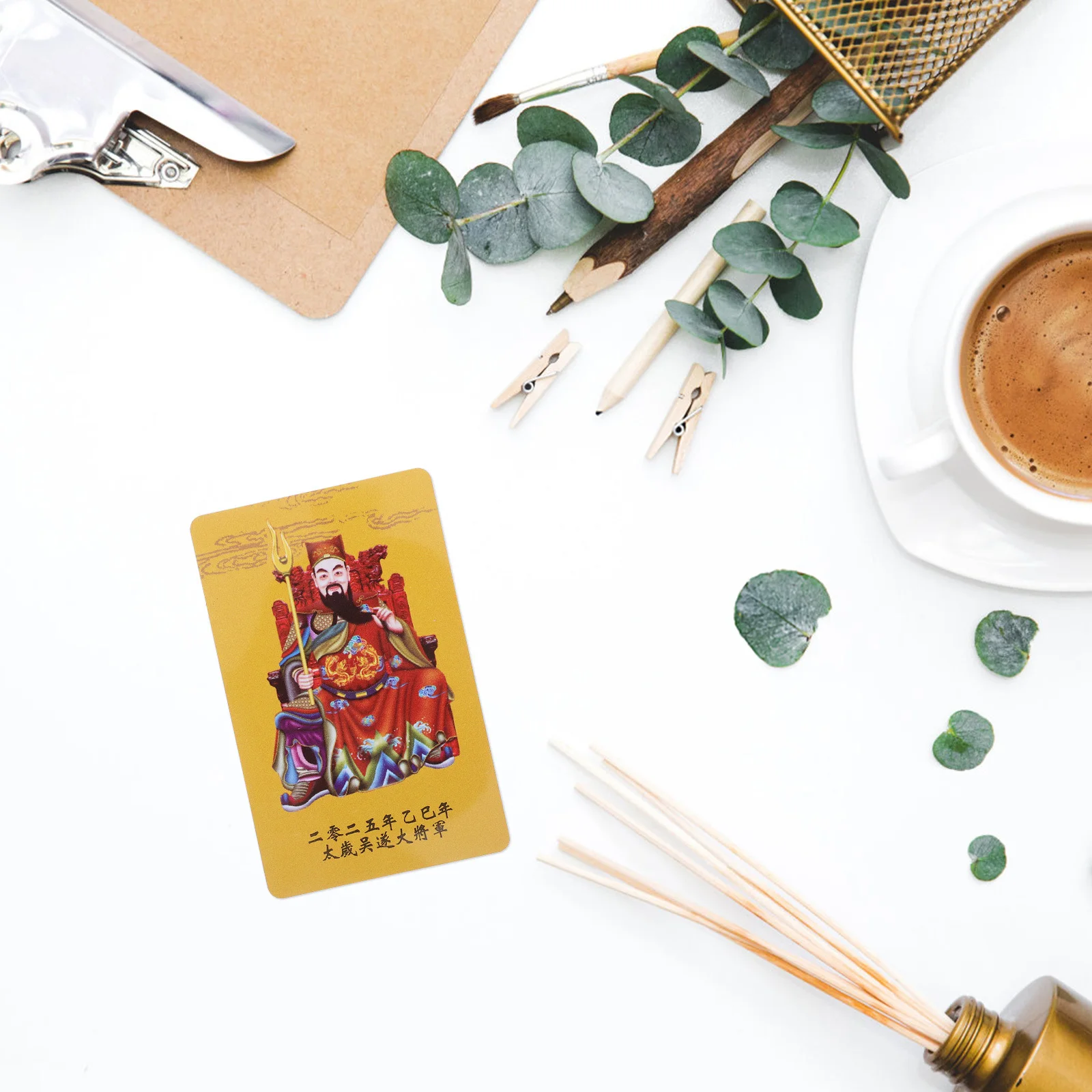 

10Pcs Tai Sui Card 2025 Snake Year Wusui General Feng Shui Amulet Blessing Protection Luck Wealth Success Decoration