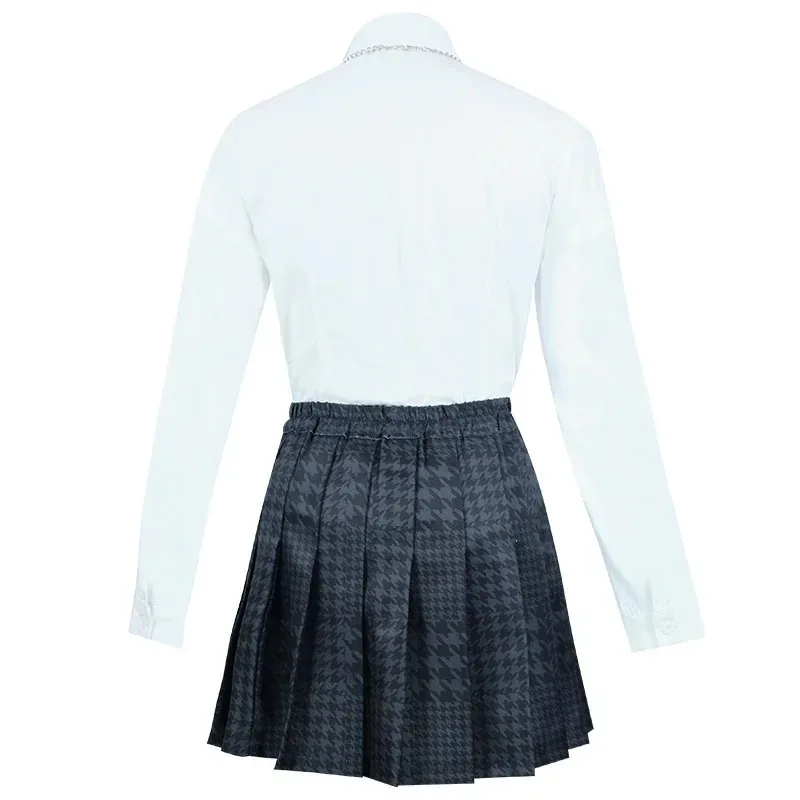 جابامي كوسبلاي أنيمي كاكيغوري جابامي يوميكو أزياء تنكرية تنورة جوارب شعر مستعار للبنات زي مدرسي أزياء الهالوين للنساء