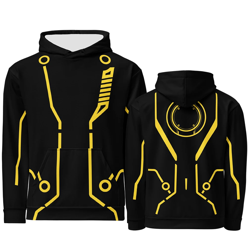 

TRON Ares Cosplay Black Hoodies Unisex Streetwear Hip Hop Winter Long Sleeve Hooded Pullovers 3D Printing Sweatshirt Men