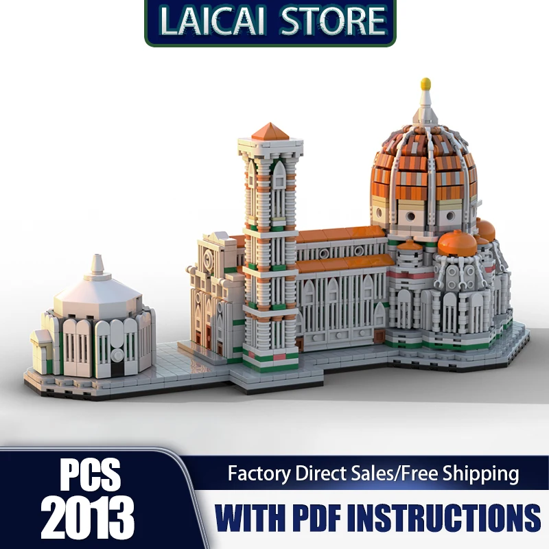 中世の城モデル Moc 組み立てブロック 教会文化モデル テクノロジー モジュール式ブロック ギフト 街並みおもちゃ DIY組み立て