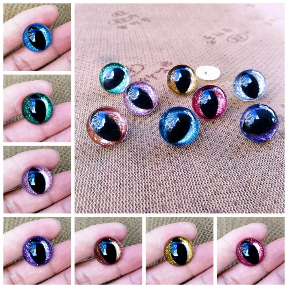 

Stuffed Animal Eyes Safety Eyes for Amigurumi Crystal Cat Eyes 12mm Safety Eyes for Crochet Amigurumi Shiny Amigurumi Eyes