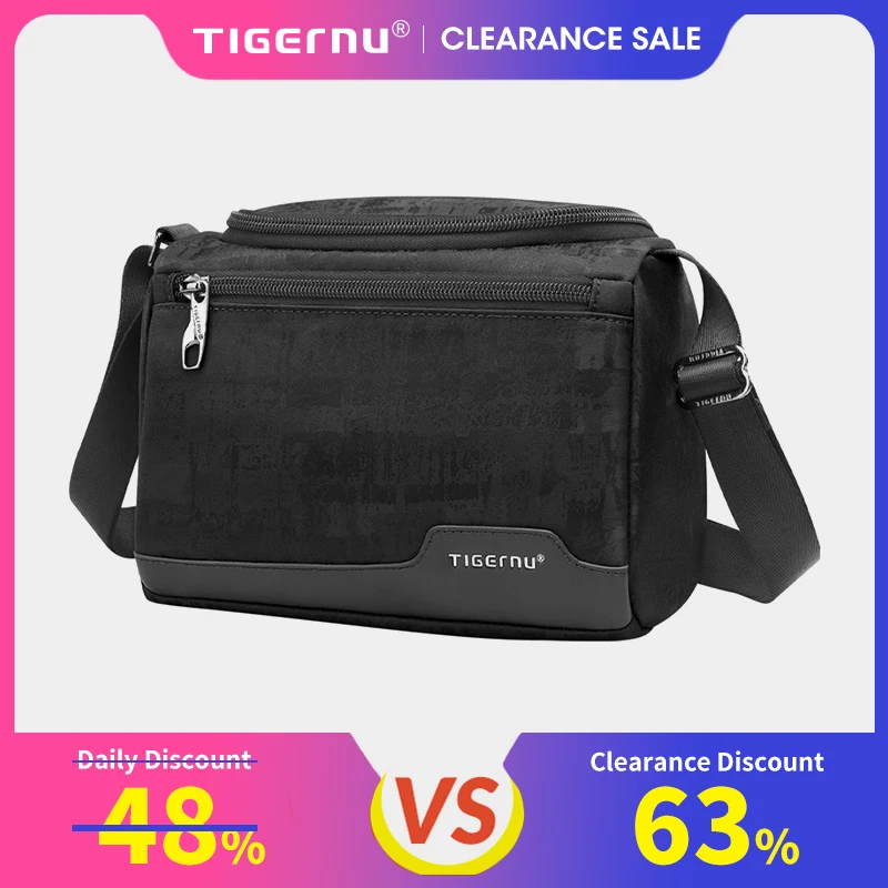 Bolsa tiracolo impermeável masculina, bolsa mensageiro casual, bolsa de ombro, pacote de estilingue universitário, série retro, garantia vitalícia