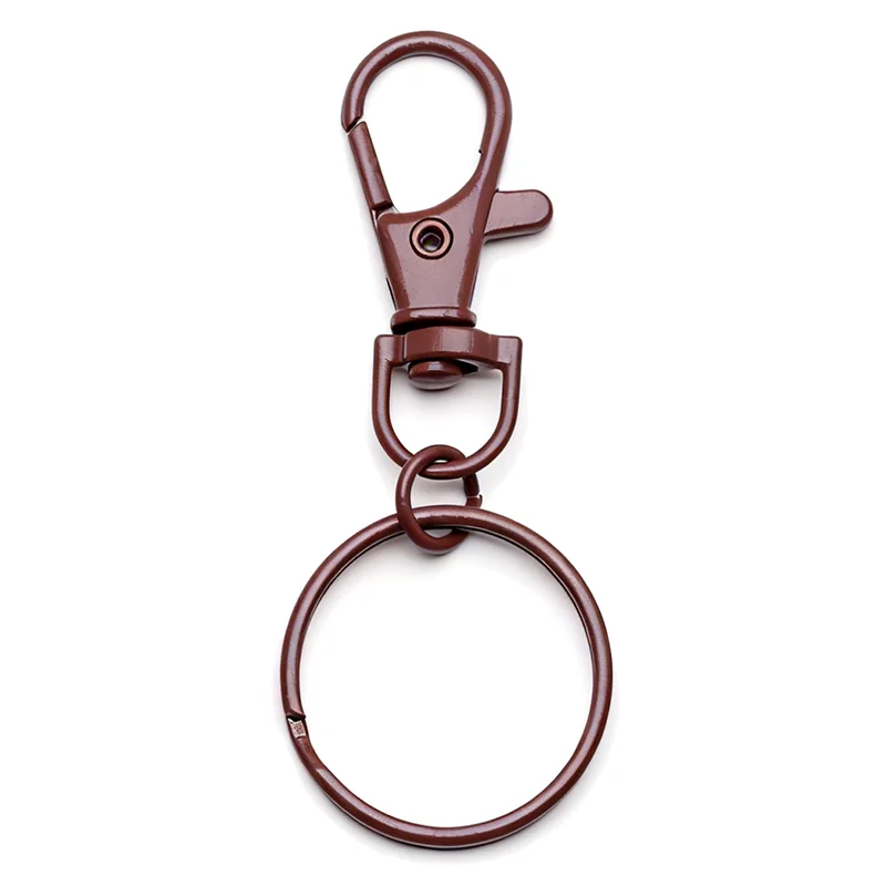 5/10 stücke Bunte Schlüsselring Karabiner Haken Mit Verstellbarer Schnalle Für Die Herstellung Von Schlüsselbund DIY Taschen Puppe Haken Schmuck zubehör – Detail 12