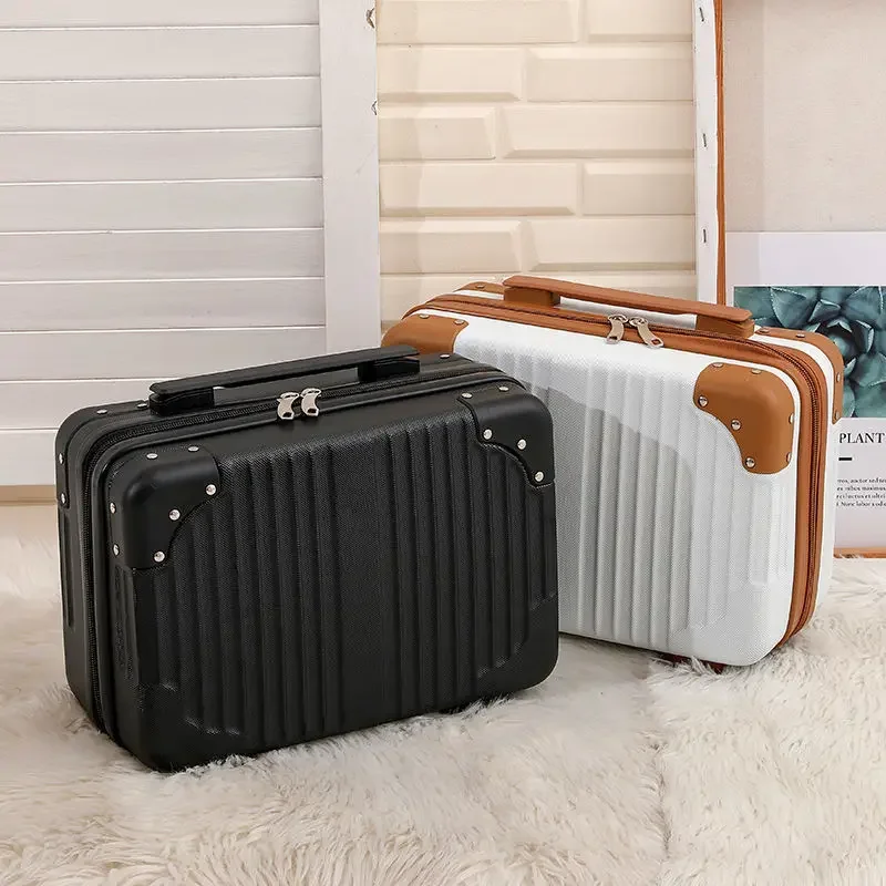 (14) 14-inch cosmetic case portable luggage mini cute travel case female storage bag small box