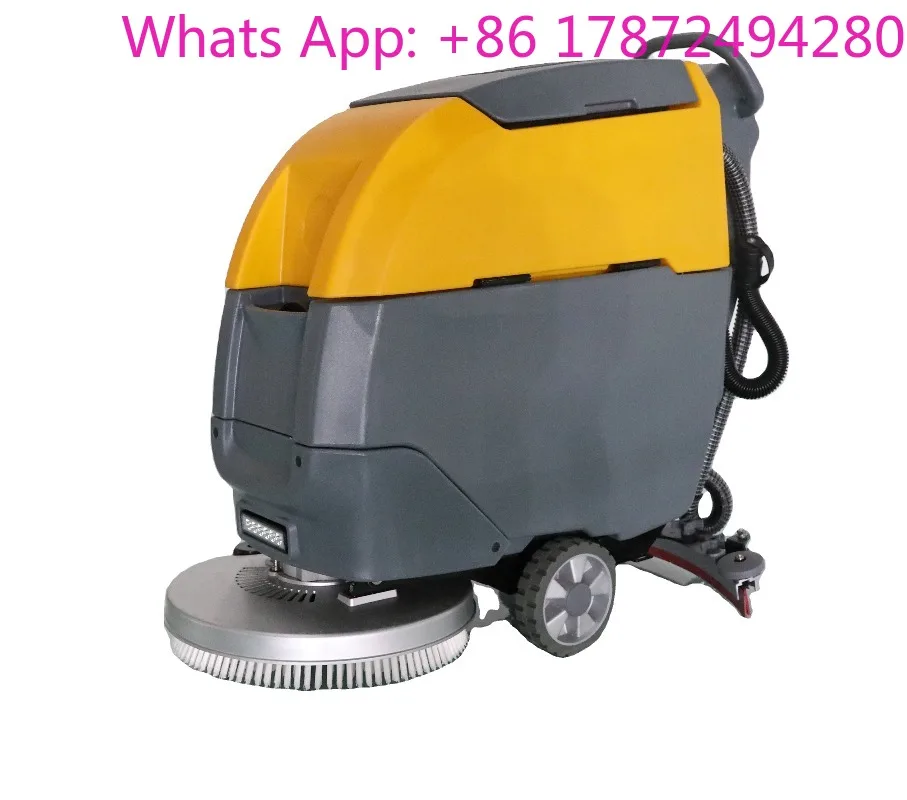 

Walk Behind Industrial Floor Scrubber for Street Hotel School Garden