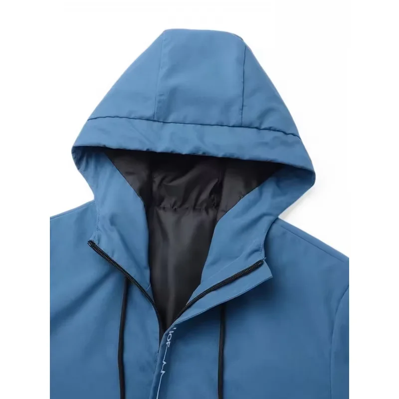 2026 Frühling und Herbst Neue Lässige Sport- und Outdoor-Fahrradjacke für Herren, Praktische Lauf- und Bergsteiger-Trainingsjacke mit Kapuze – Detail 8