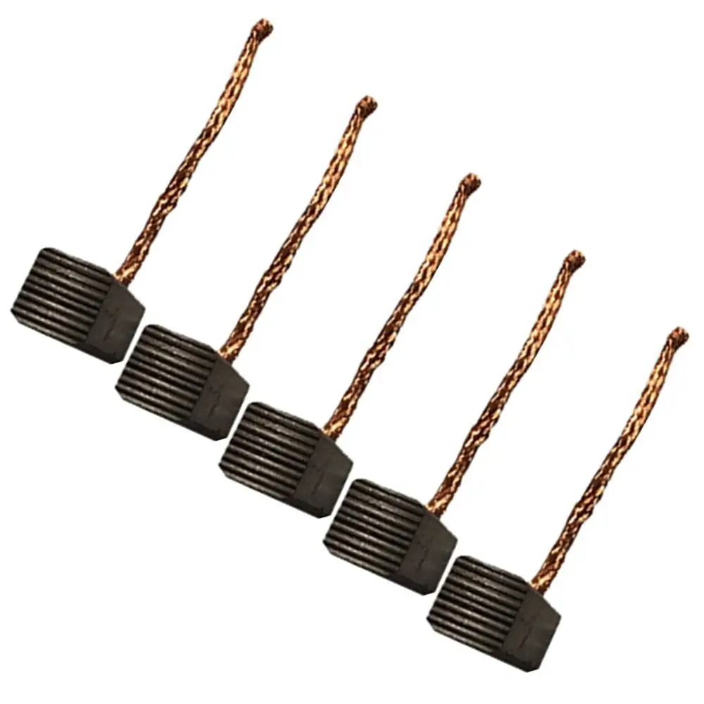 10pcs High quality J432A 8×8×19mm Electric Motor Carbon Brushes Wire Leads Generator Brush Replacement