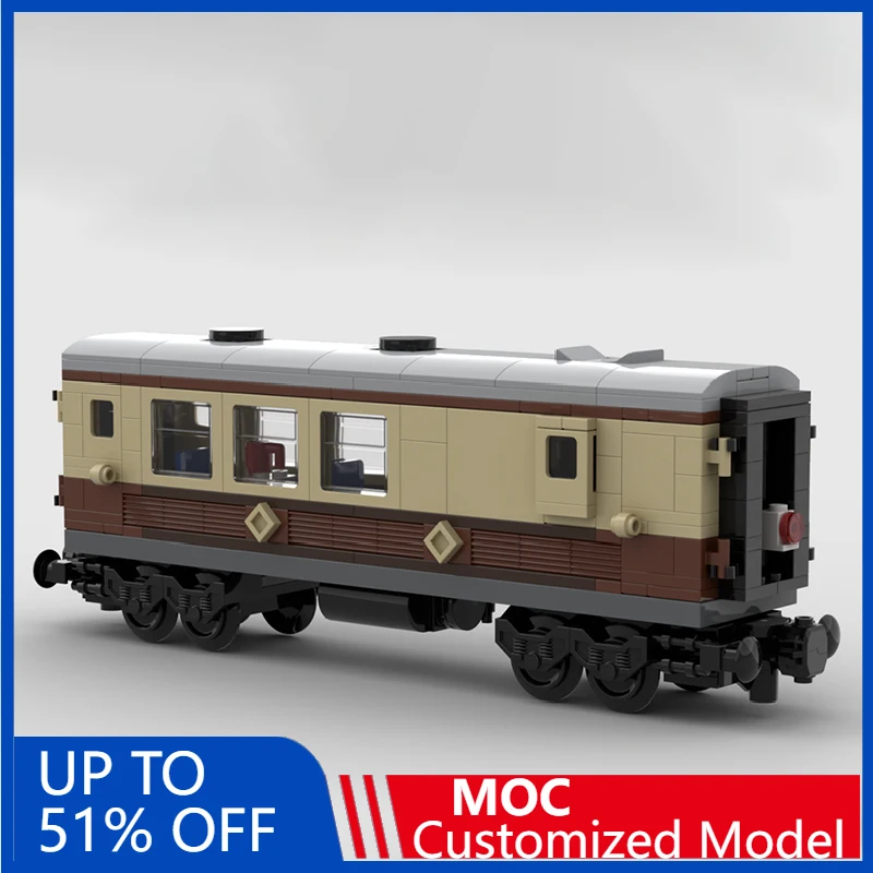 

307 Pcs MOC Medieval Train Carriage Modular Model DIY Building Block Technology Assembly Creative Type Toy Kids Birthday Gifts