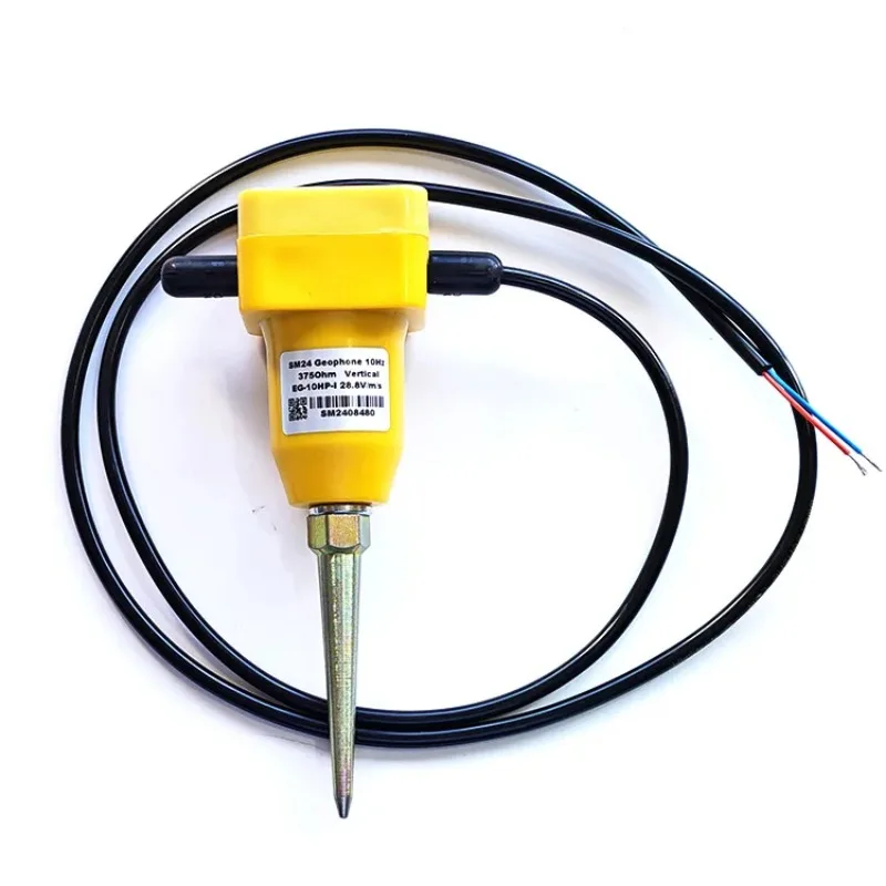SM24 Geophone 10Hz Vertical Waterproof Land Case No Connector 2D and 3D Seismic Survey High Precision SM-24 Geophone 10 Hz