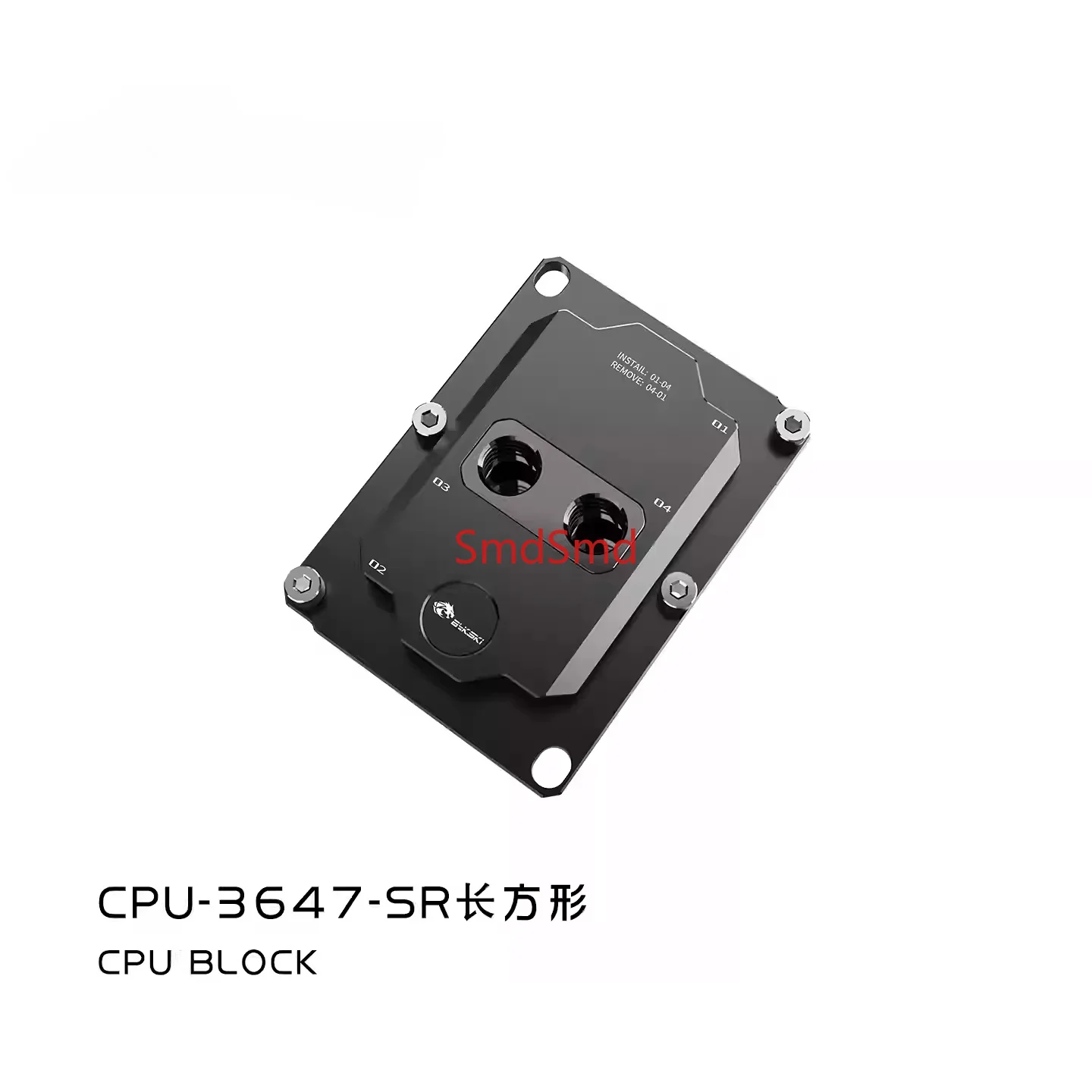 CPU-3647-SR CPU Water Block For Intel LGA3647 All-Metal Liquid Cooling Block Server AI Cloud Computing Radiatoer