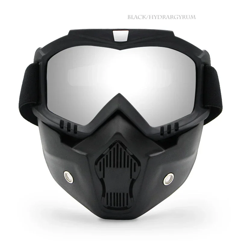 Maschera protettiva: staccabile e lavabile con occhiali. Scudi viso durante lo sport. Attrezzatura di sicurezza ideale con 6 scelte di colore