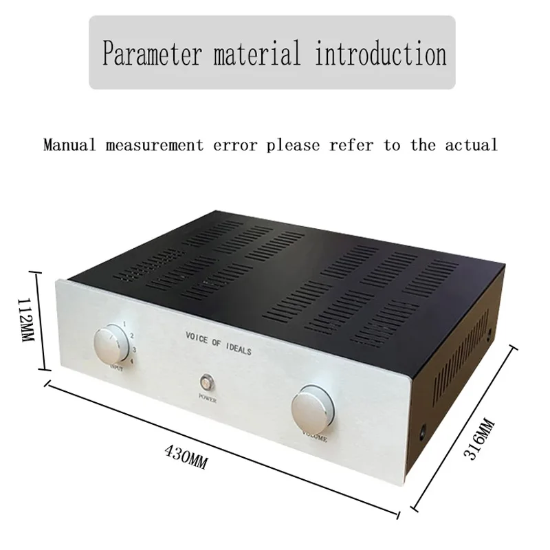 AIYIMA SMSL A288 Wzmacniacz mocy HIFI 100W * 2 America ON Gold Sealed Tube Audio Amp Domowe wzmacniacze kombinowane