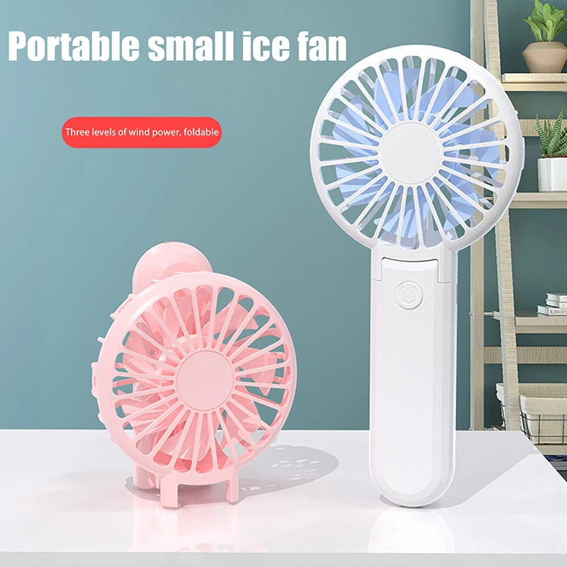 300 мАч 180 °   Складные мини-портативные вентиляторы Ручные USB-перезаряжаемые 3-ступенчатые вентиляторы Настольный бесшумный вентилятор Охлаждающие уличные ручные вентиляторы