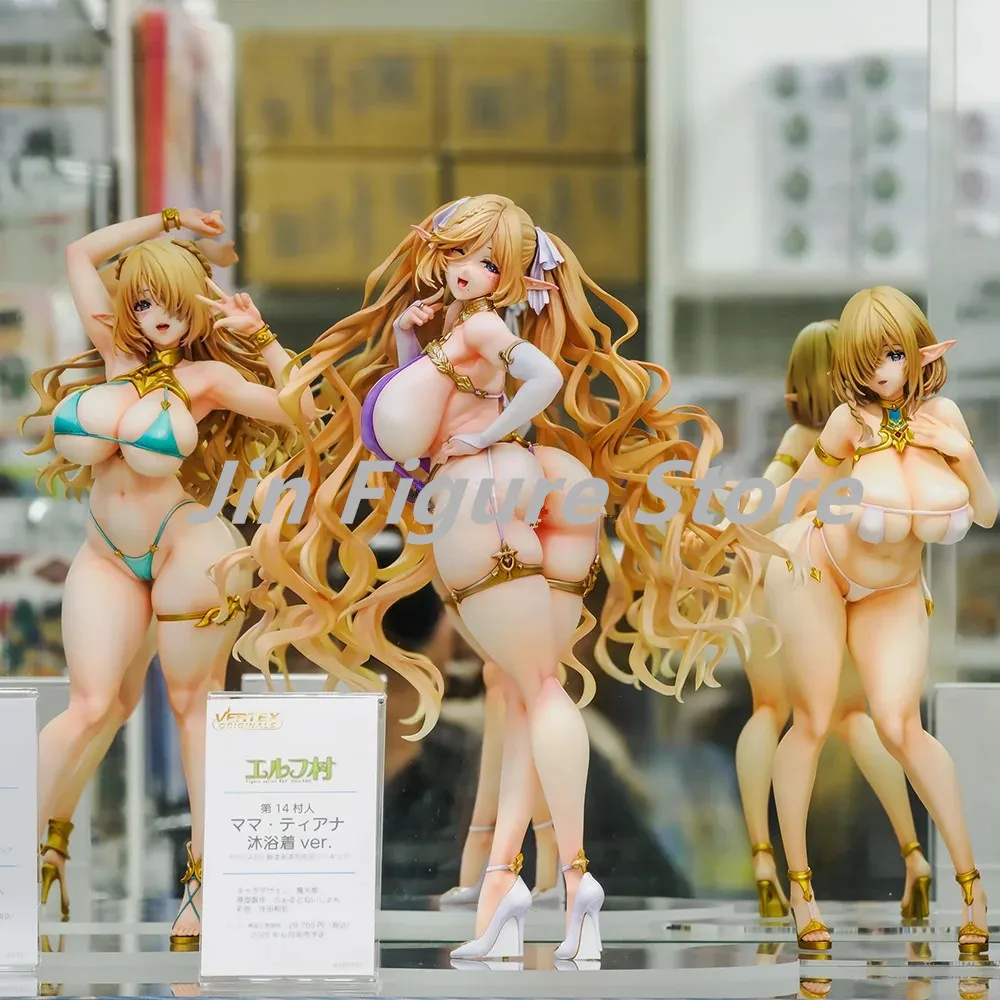 

Villager Mama Tiana Купальные костюмы Ver Figure Series ELF Village Kukuru Cecil Китайские аниме-фигурки ПВХ Фигурка Игрушечная игра