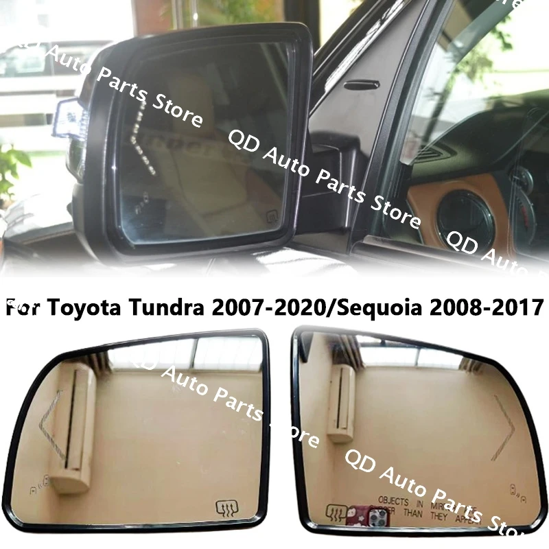 

Автомобильные аксессуары, боковые зеркала заднего вида с подогревом для Toyota Tundra 2007-2020 для Toyota Sequoia 2008 2009 2010-2017
