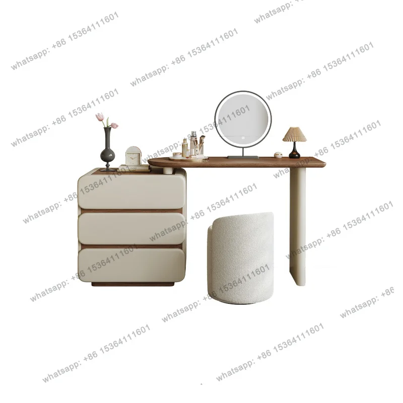 PG Glamour Simple Style Design Vanity Table Space Saving Makeup Desk Dressing Table Trendy Nordic Penteadeira Bedroom Furniture