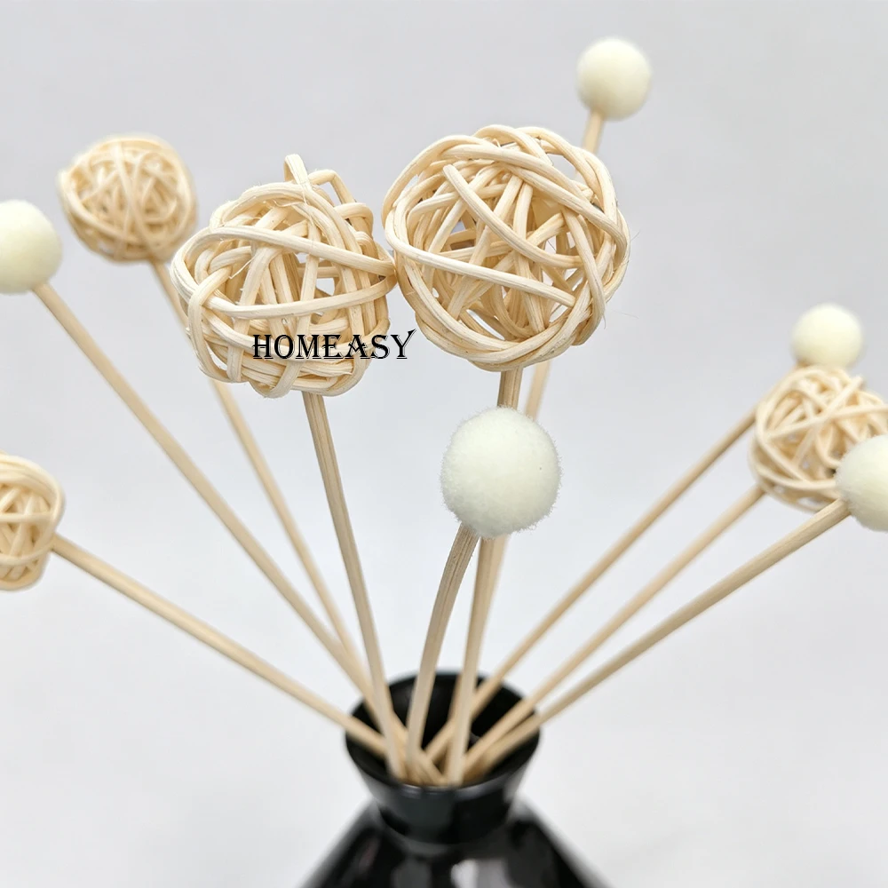 10Pcs Reed Diffuser Sticks Aroma Volatile Stick Replacement for Essential Oil Home Villa Fragrance Diffuser Accessories
