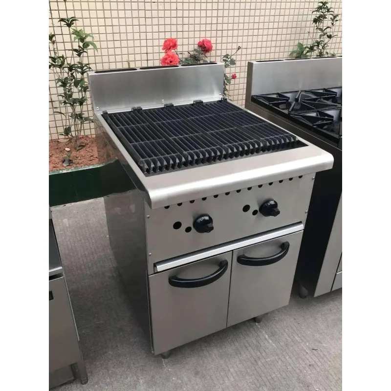 Custom Commercial Hotel Restaurant Supplies Heavy Duty Quality Stainless Steel 6  Burner Gas Stove with Oven