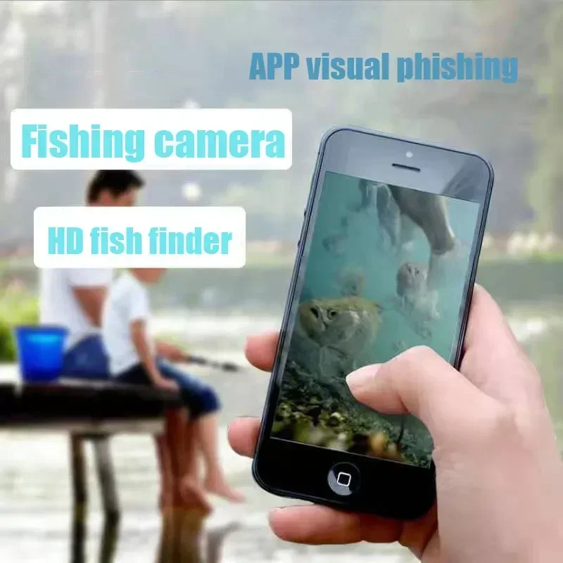 Underwater camera 5 mega-pixel visual fishing WiFi connection Phone tablet 8LED illuminated fish finder Fishing accessories