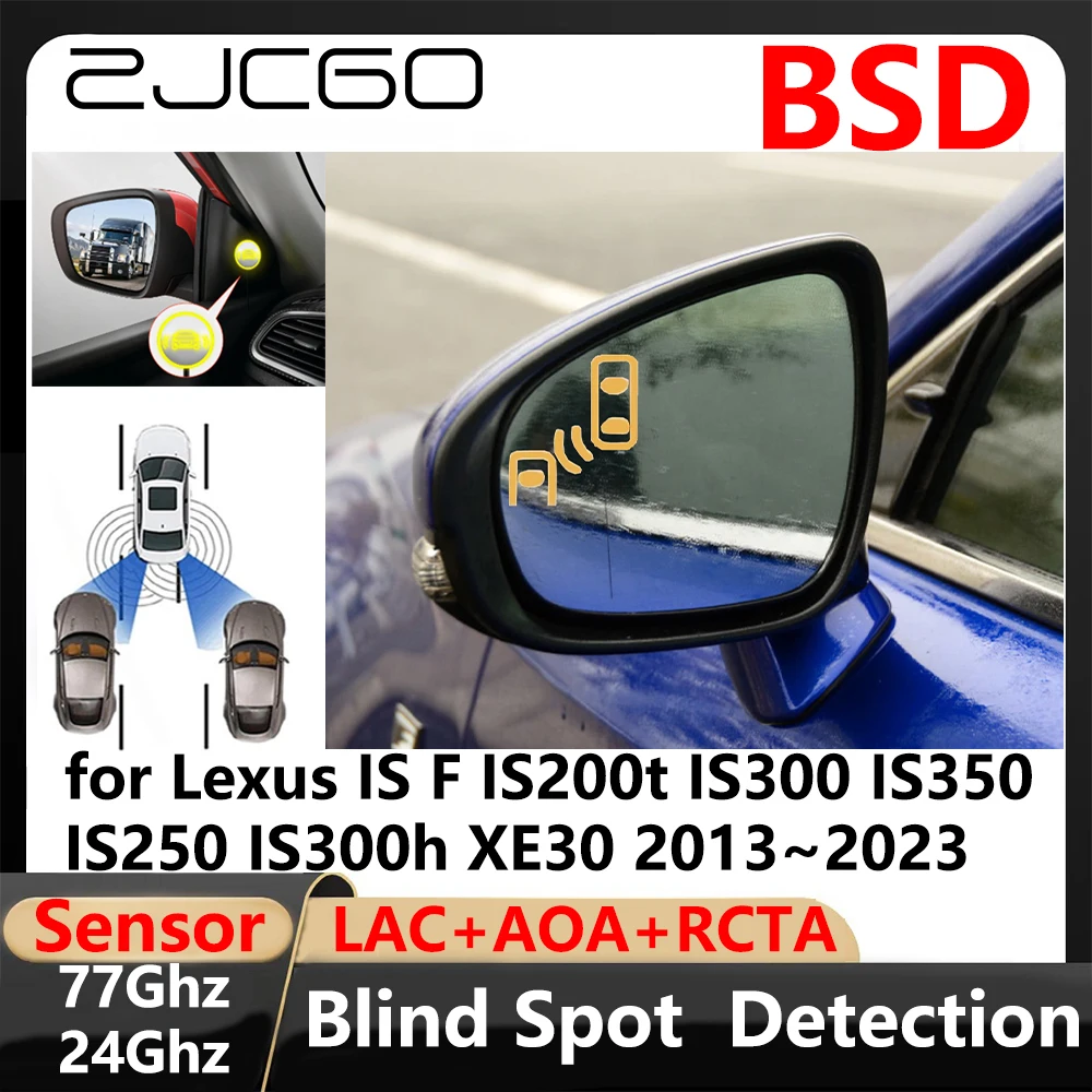 BSD Blind Spot Detection Lane Change Assisted Parking Driving Warnin for Lexus IS F IS200t IS300 IS350 IS250 IS300h 2013~2024