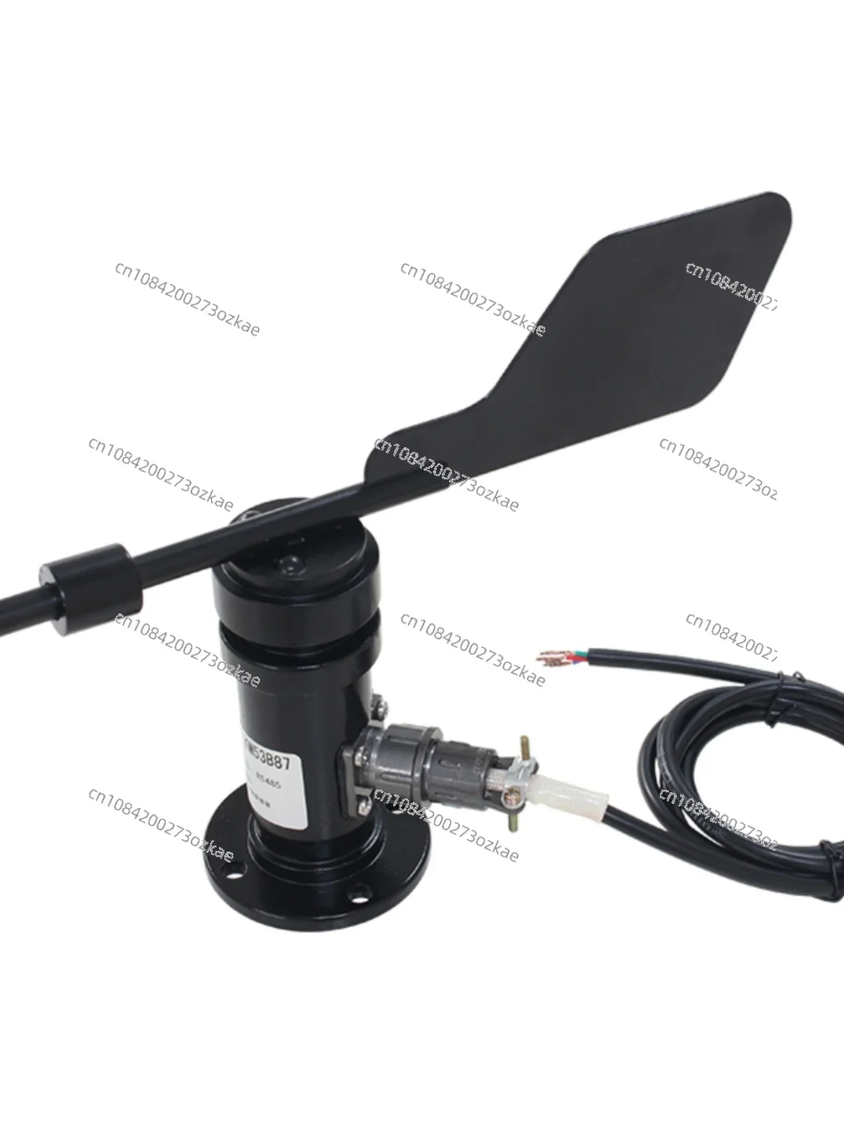 

Wind Vane Sensor Transmitter Wind Speed Anemoscope Weather Station Detector RS485 Aluminum Alloy Material