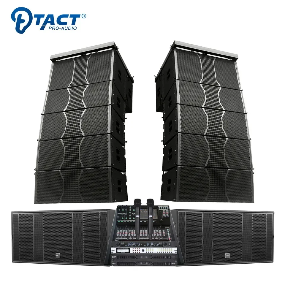 Tact L212 Dual 12 Inch Line Array, Professional Speaker for DJ Events