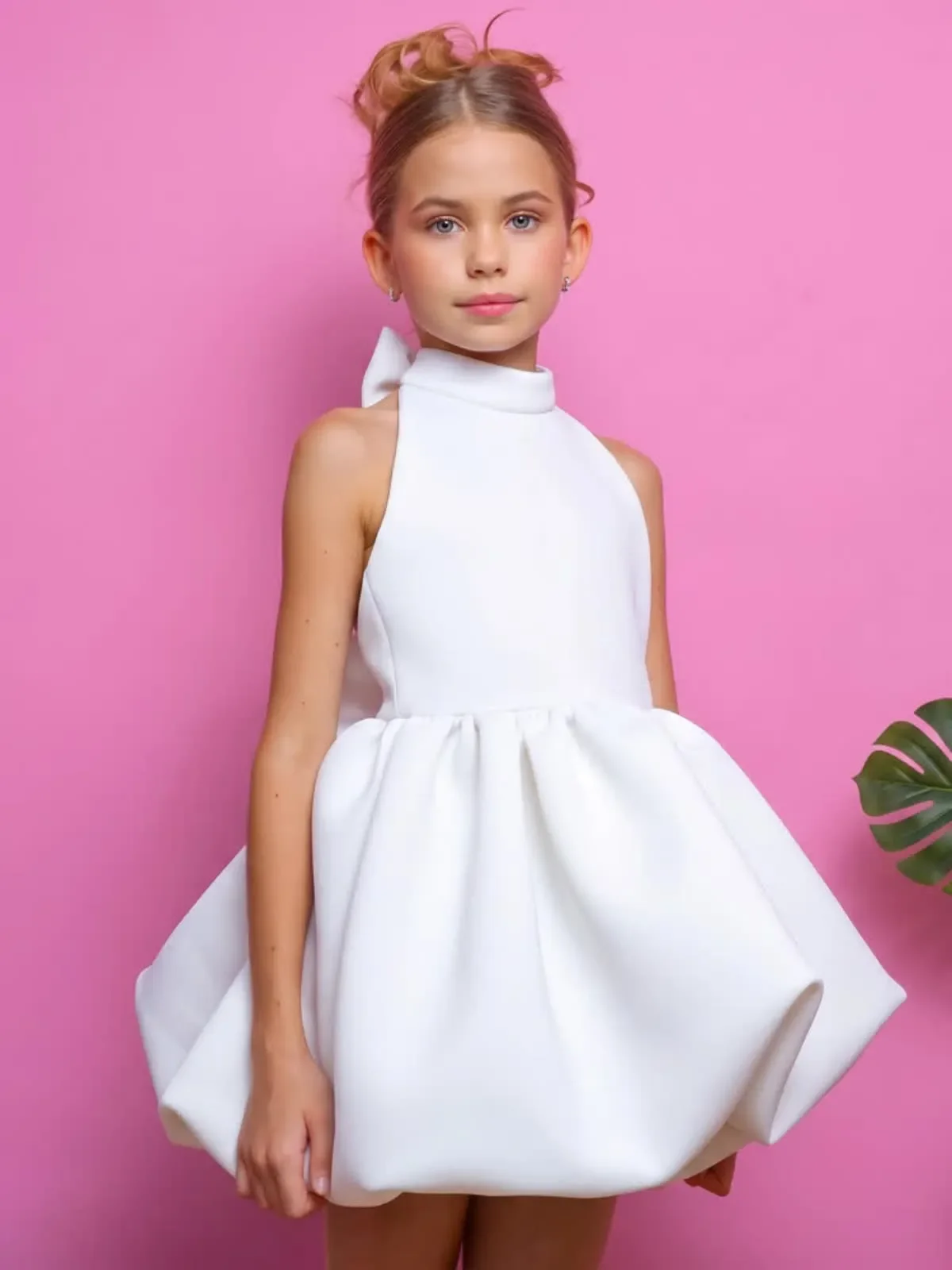 abito-bianco-personalizzato-con-ricami-floreali-per-ragazze-maniche-a-sbuffo-scollo-quadrato-in-raso-per-damigelle-matrimoni-e-feste