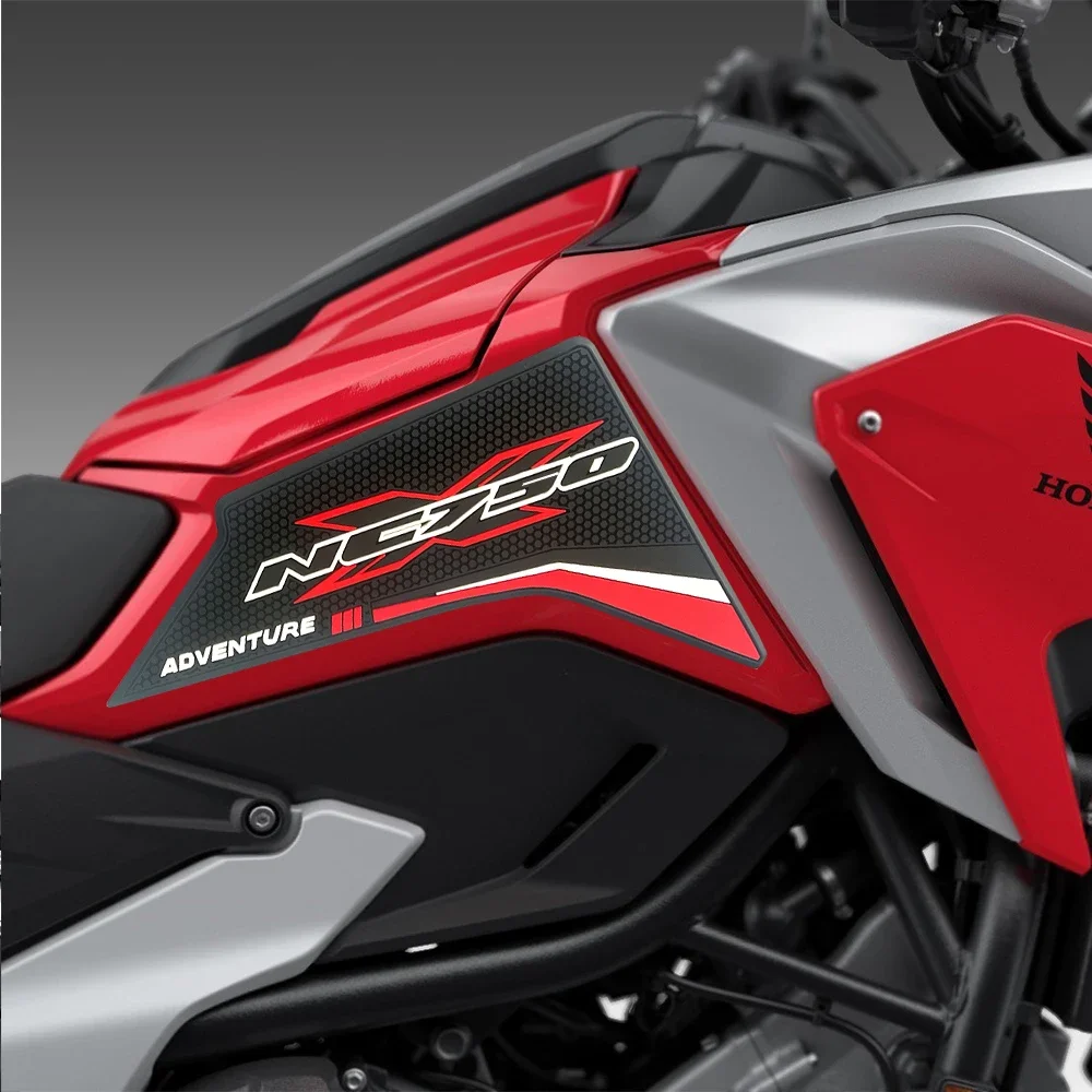 For Honda NC750X Moto Non-slip Rubber Fuel Tank Anti-slip protective Stickers Decals HondaNC700X 2021 - 2024